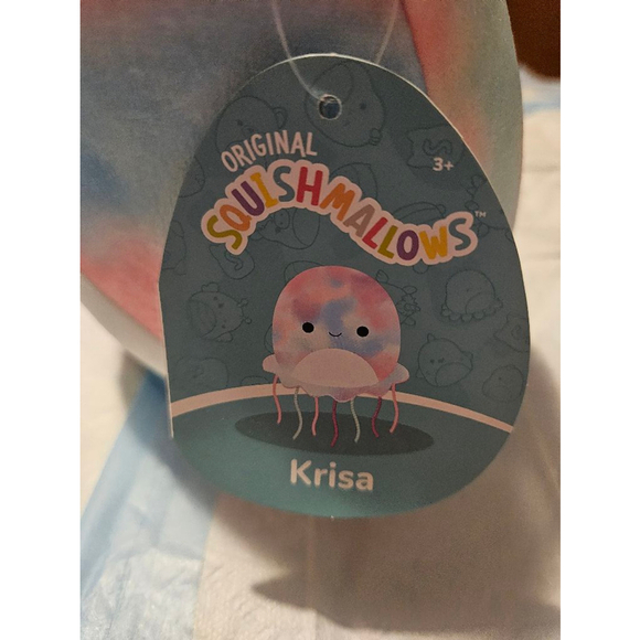 Squishmallows Plush Toy Krisa the Jellyfish Blue Pink (NEW) - Picture 2 of 10